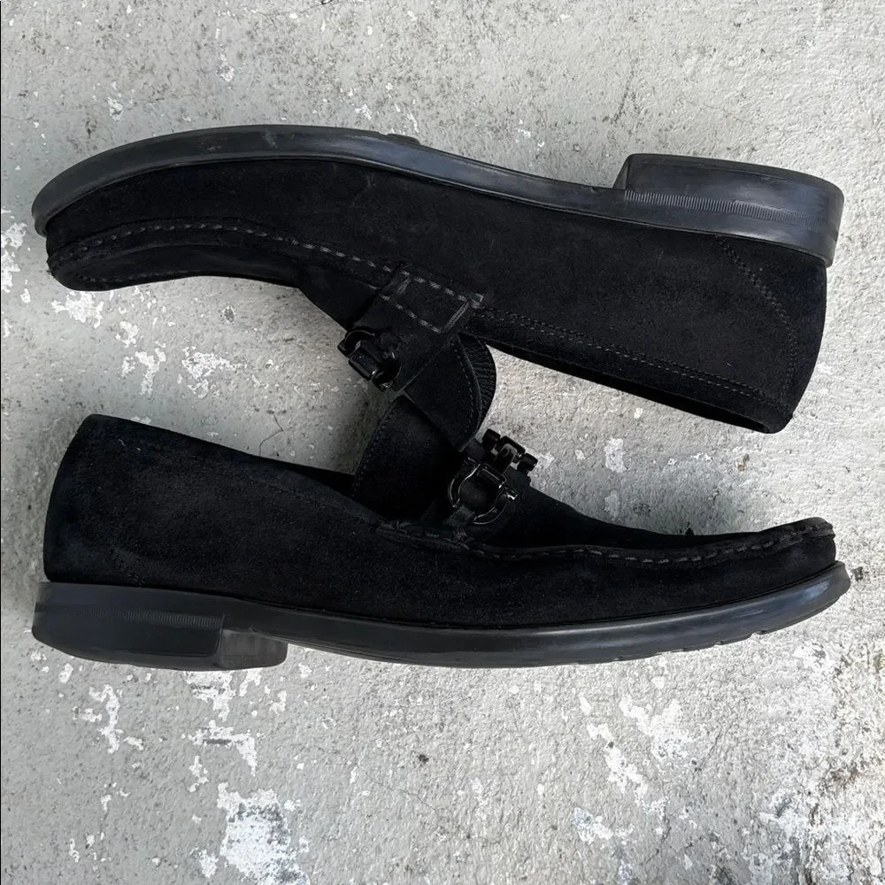 Ferragamo suede loafers